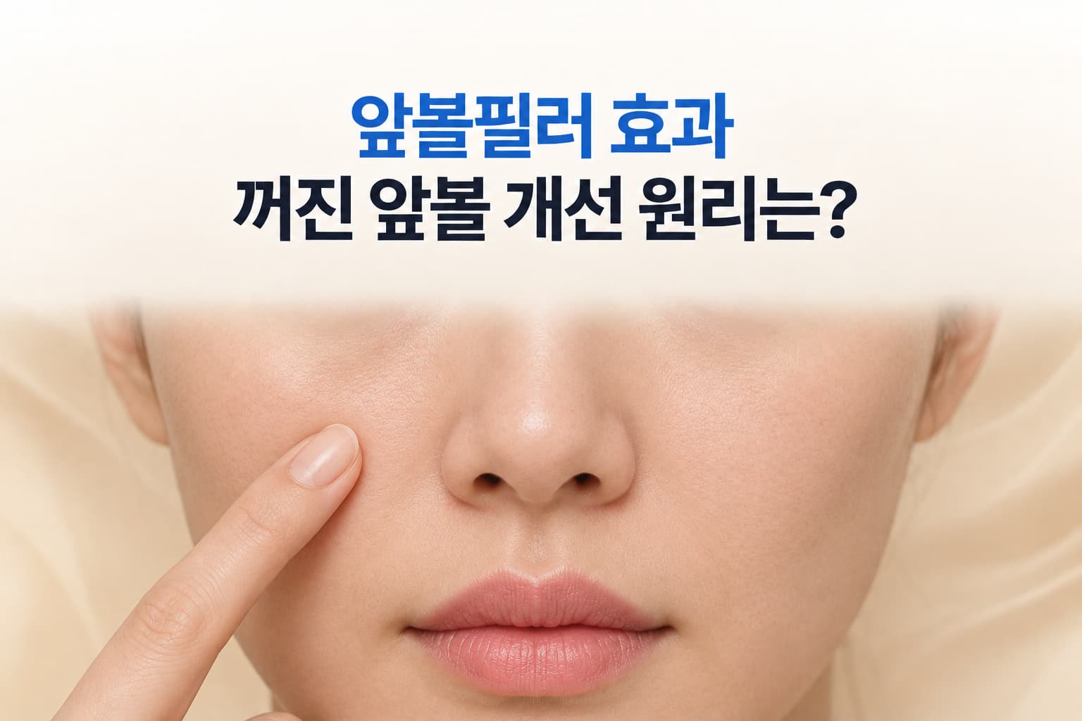 앞볼필러 효과와 꺼진 앞볼 개선 원리를 설명하는 썸네일